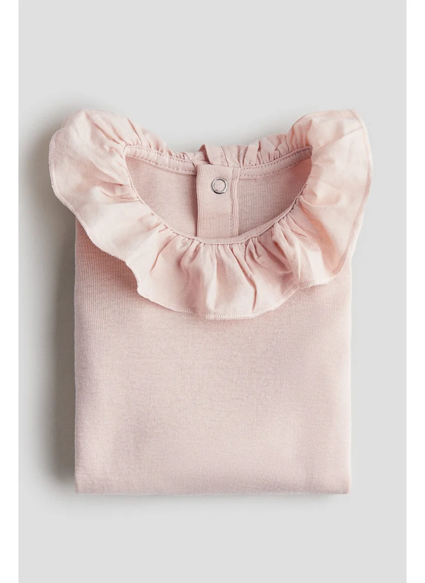 H&M Frill-Collar Bodysuit