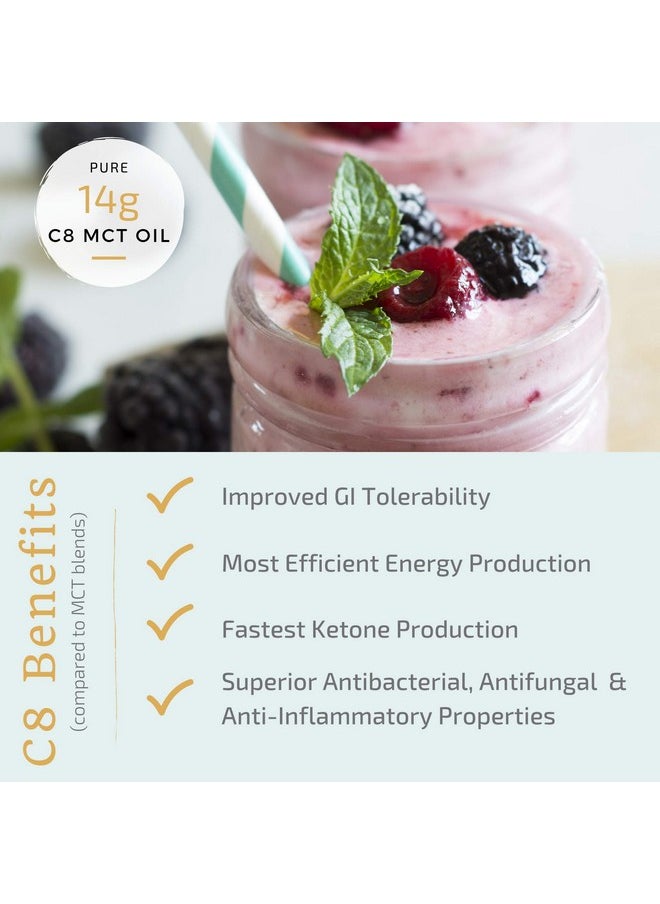 VTC Vitatradingco C8 Mct Oil 100% Pure 32 Oz ; Keto And Paleo ; Caprylic Acid ; Clean Energy ; Healthy Fat ; Sustainably Sourced And Nongmo ; 64 Servings  - Image 3
