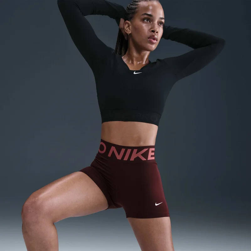 Nike Pink Women's Pro Sculpt Dri-FIT Bike Shorts for Women | Best Price UAE