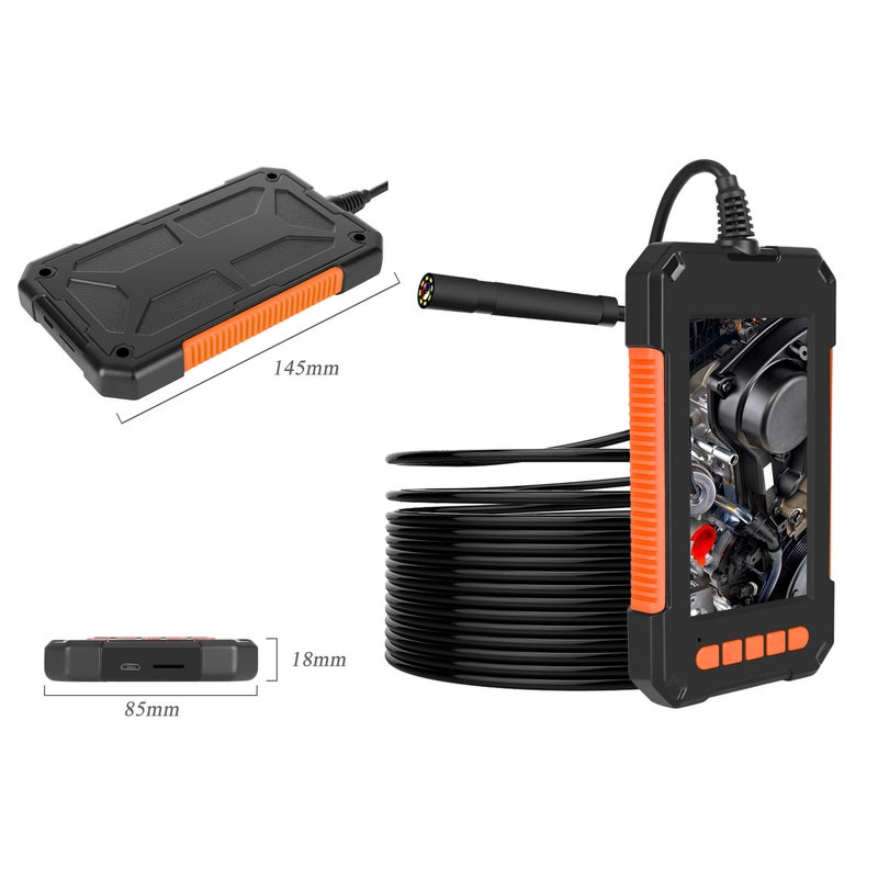 New product with screen endoscope 4.3 inch large screen multi-function endoscope 1080 HD pipeline industrial endoscope - Image 3