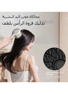 OCTOBER Red Light Hair Growth Device Scalp Massage Comb Head Applicator Anti-hair Loss Comb Hair Comb Essence Introduction Comb Hair Care  - Image 1