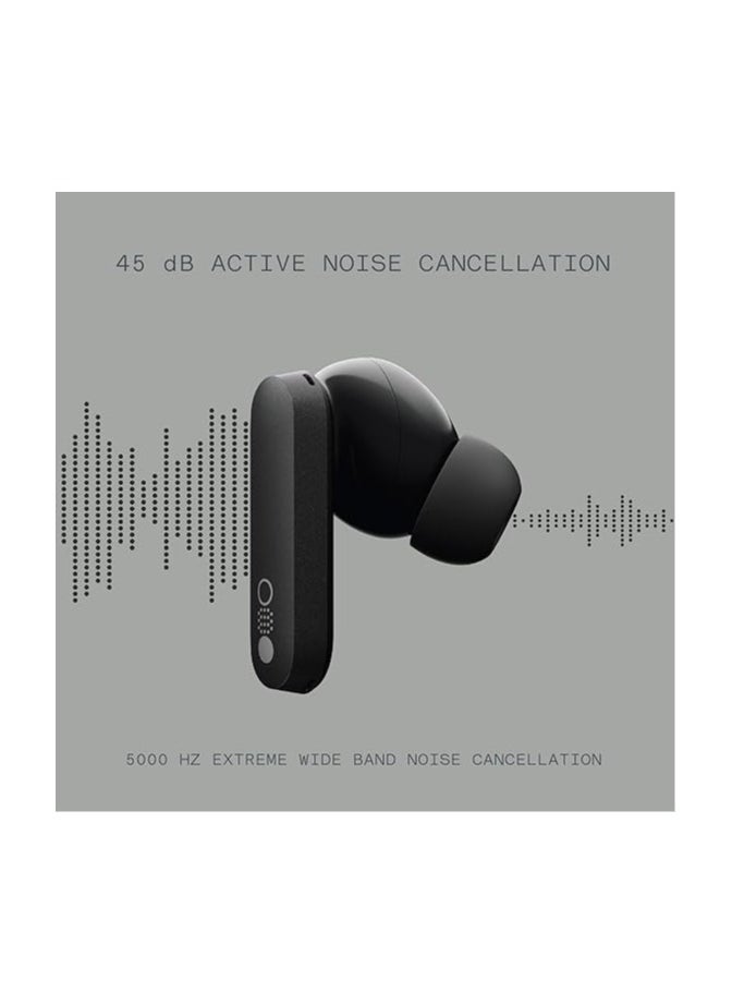 CMF by Nothing Buds Pro Wirelesss Earphones with 45 dB ANC, Ultra Bass Technology, Custom Dynamic Bass, IP54 Dust and Water Resistance, 6 HD Mics and Up to 39 Hours of Battery - Light Grey