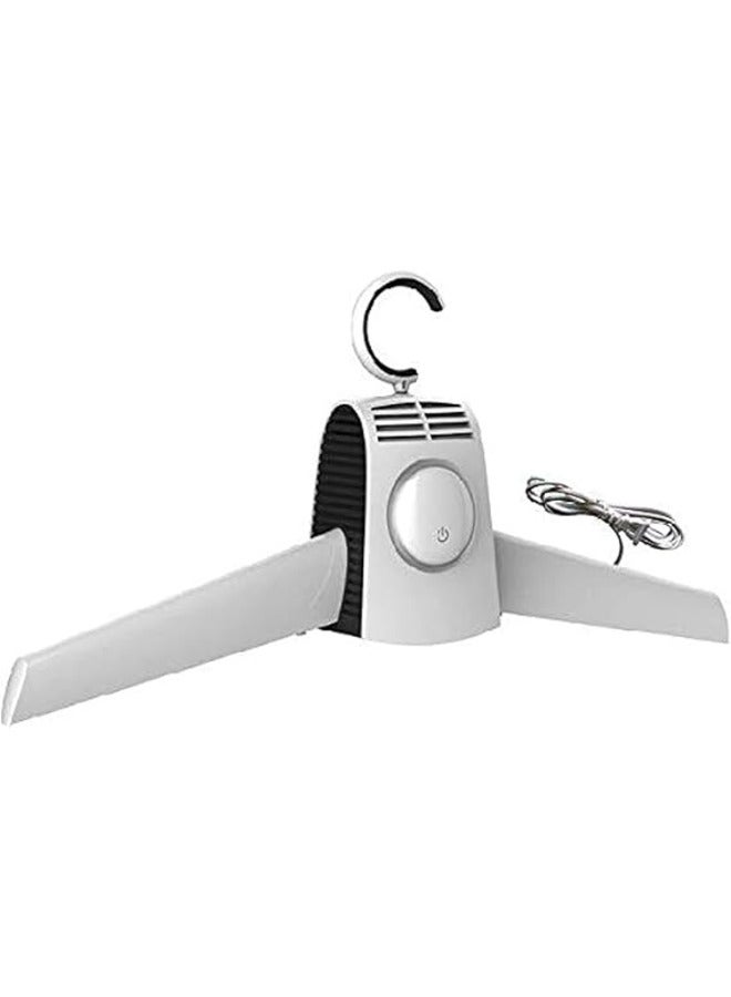 Clothes Dryer Shoe Dryer Hanger Dryer 1 Unit 2 Roles Function Quick Drying Hot Air/Natural Wind Switching Silent Rainy Season Measures Home Travel Business Trip  - Image 1