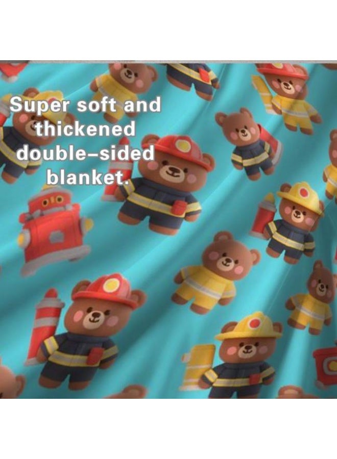 general Flannel thin blanket (warm and comfortable, suitable for sleep, gaming, dust removal and sandproof) 150cm*200cm - 4 - Image 1