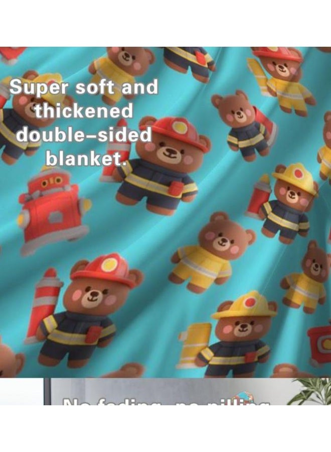 general Flannel thin blanket (warm and comfortable, suitable for sleep, gaming, dust removal and sandproof) 150cm*200cm - 4 - Image 4