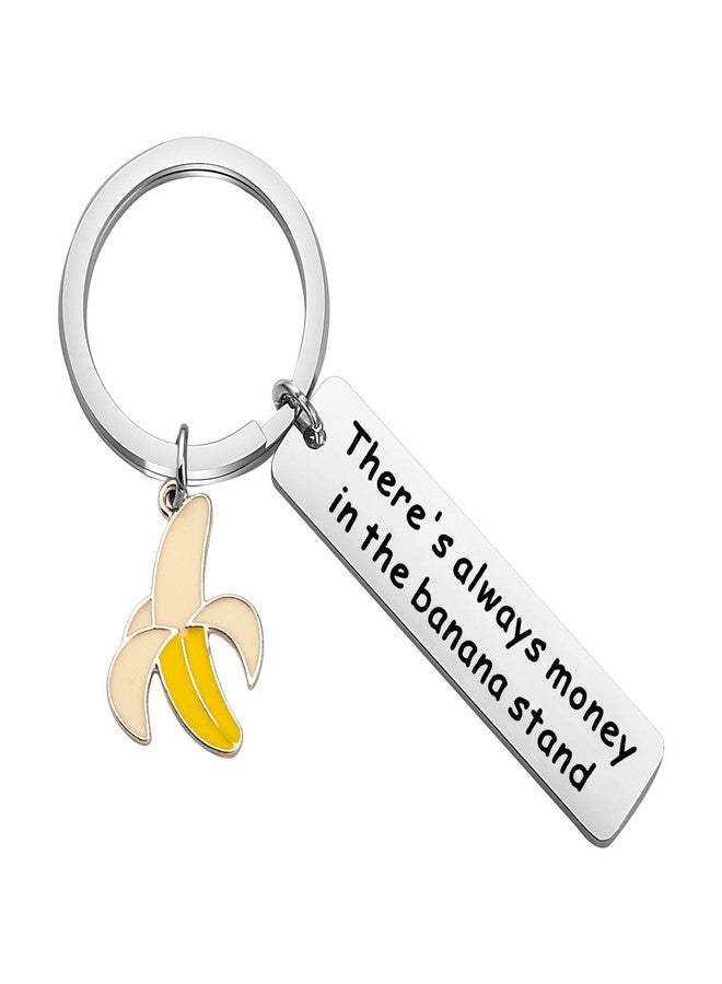 MAOFAED Tv Show Inspired Gift There’s Always Money in The Banana Stand Tv Show Lover Gift Banana Keychain banana stand - Image 1