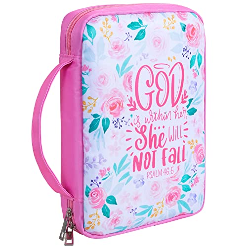 ICOSY Bible Cover Case for Women Girls Kids Bible Case Large Bible Tote Bag with Handle Bible Journaling Supplies for Kids Bible Cover for Bible Study Accessories Supplies - Image 1