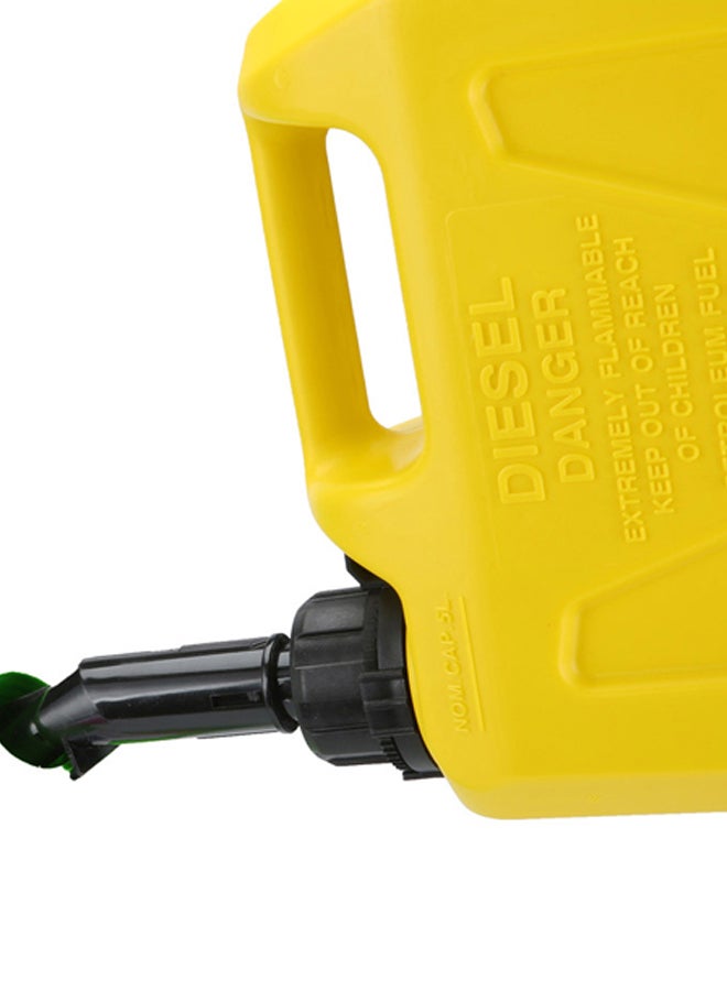 DPT Thick Fuel and Gasoline Tank, 
Portable Plastic Petrol Container, Yellow, capacity 5 L - Image 5