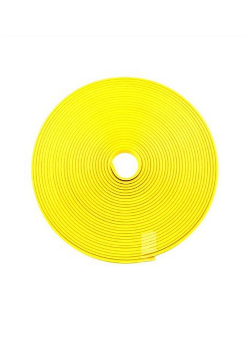 8M Roller New Shape IPA Tire Piece Car Color Wheel Rim Protective Cover Decorative Strip Tire Protection Line (yellow) - Image 1
