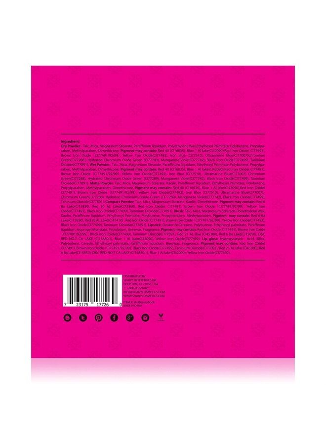 Shany Beauty Book Makeup Kit – All in one Travel Makeup Set - 35 Colors Eye shadow, Eye brow, blushes, powder palette,10 Lip Colors, Eyeliner & Mirror - Holiday Makeup Gift Set - Image 5