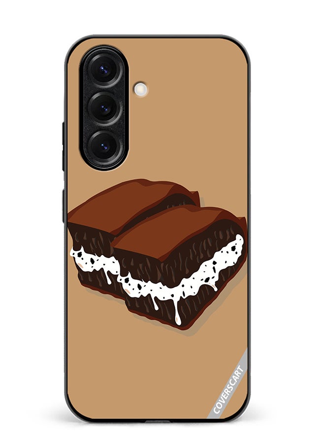 VR CREATIVE Protective Case Cover For Samsung Galaxy S25 Plus Brownies Design Multicolour