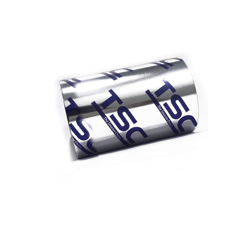 TSC Thermal Transfer Barcode Wax Ribbon for Label, Tag, Barcode Printing Wax (EWX - 110mm x 300m), 1000 Labels - Image 1