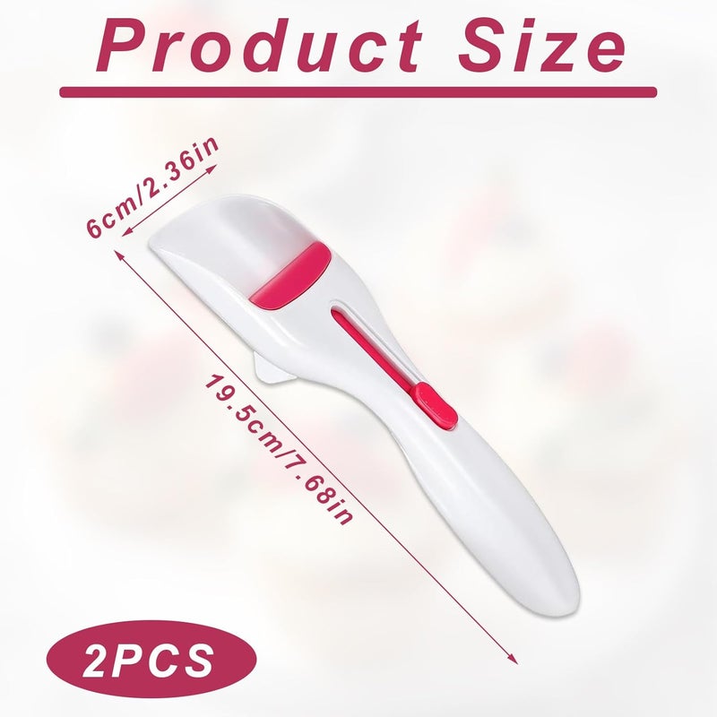 hinbkenla 2 pcs Cupcake Scoop,Cupcake Scoop Batter Dispenser,Cupcake Batter Dispenser,One Click Sliding,Cupcake Dispenser,Cupcake Batter For Cookie Dough Pancakes - Unique Baking Supplies - Image 2
