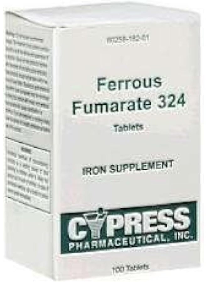 Ferrous Fumarate 324 Tablets Boxed 100Ct
