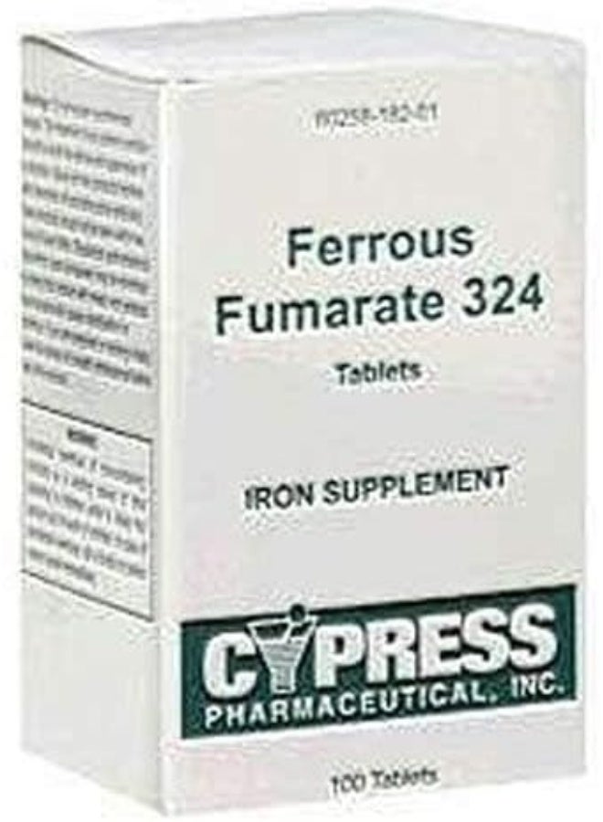 Ferrous Fumarate 324 Tablets Boxed 100Ct