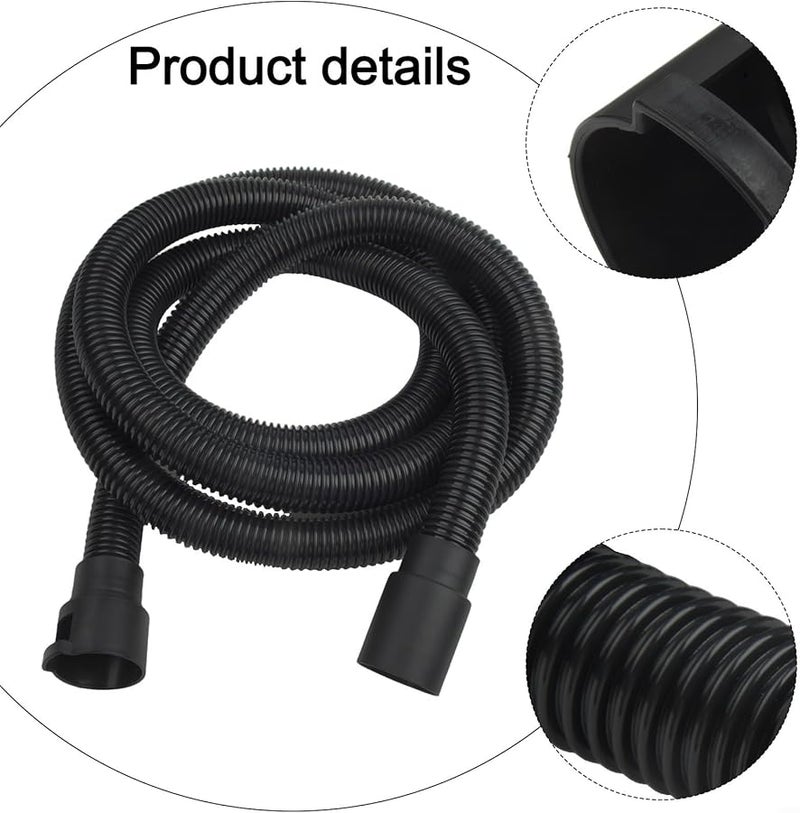 3 5 متر خرطوم إضافي طويل جدًا للمكانس الكهربائية الرطبة والجافة بديل مع كفة مزدوجة دوارة - Image 5