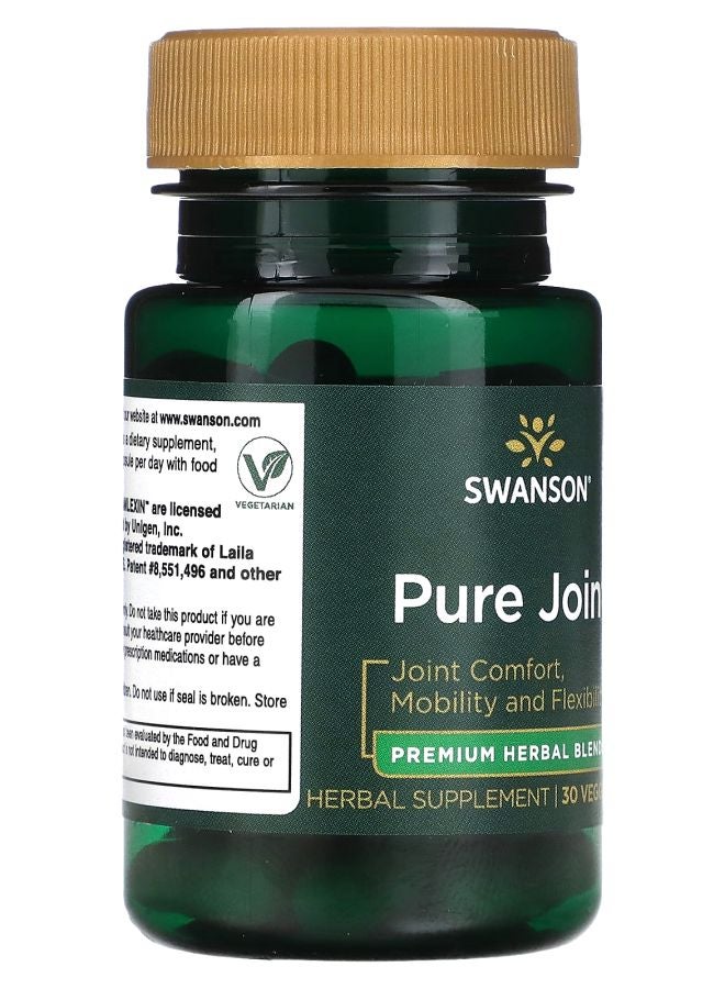 SWANSON Pure Joint  30 Veggie Caps - Image 2