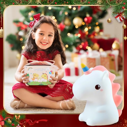 One Fire 【Unicorns Gifts for Girls】 Unicorn Night Light for Kids, 16 Colors & Remote Control Baby Night Light, Rechargeable Unicorn Lamp Girls Night Light, Cute Gifts for Kids Gifts Teen Girl Gifts - Image 3