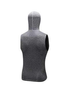 Loquat Men Quick Dry Breathable Elastic Coat Grey  - Image 2