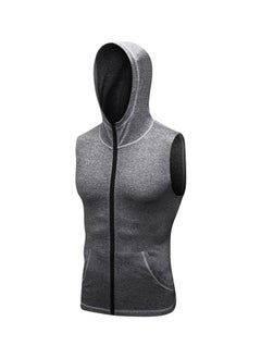 Loquat Men Quick Dry Breathable Elastic Coat Grey  - Image 1