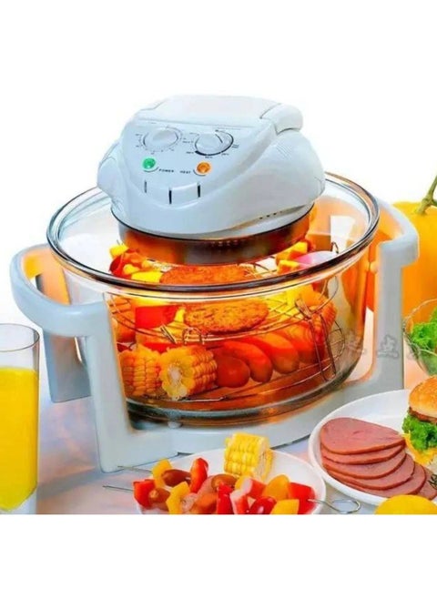 Commercial Smart Oil-Free Electric Baking Oven - Portable Air Oven for Pizza, Chicken, Bread, and More, Halogen Convection for a Healthier Lifestyle