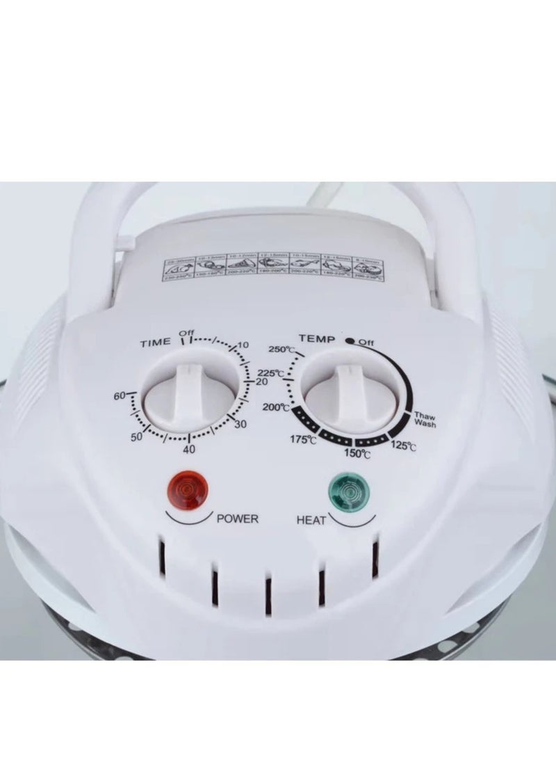 Commercial Smart Oil-Free Electric Baking Oven - Portable Air Oven for Pizza, Chicken, Bread, and More, Halogen Convection for a Healthier Lifestyle