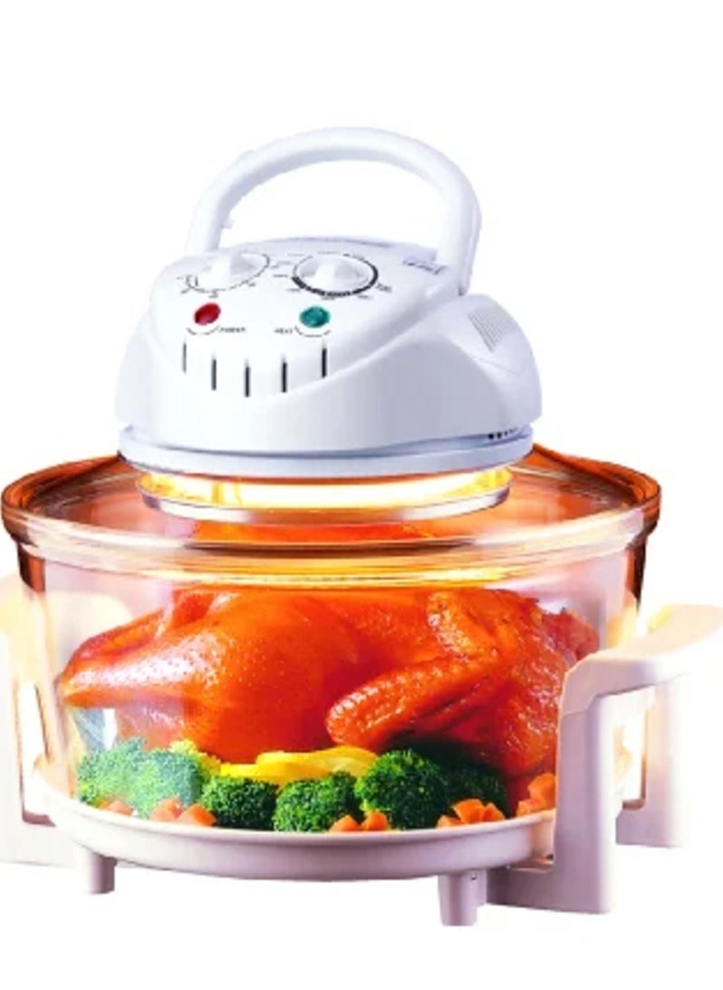 Commercial Smart Oil-Free Electric Baking Oven - Portable Air Oven for Pizza, Chicken, Bread, and More, Halogen Convection for a Healthier Lifestyle
