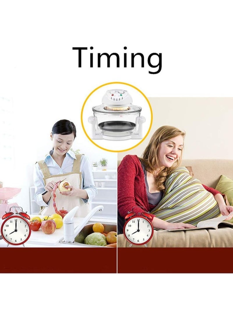 Commercial Smart Oil-Free Electric Baking Oven - Portable Air Oven for Pizza, Chicken, Bread, and More, Halogen Convection for a Healthier Lifestyle