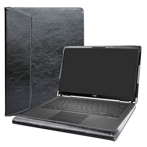 Alapmk Protective Case for ASUS Q326FA/VivoBook S13 S333JA 13.3" &case for HP Elite Dragonfly/Envy 13 13-baXXXX/Envy x360 13 13-ayXXXX 13-bdXXXX/EliteBook x360 1030 G7 Laptop,Black - Image 1