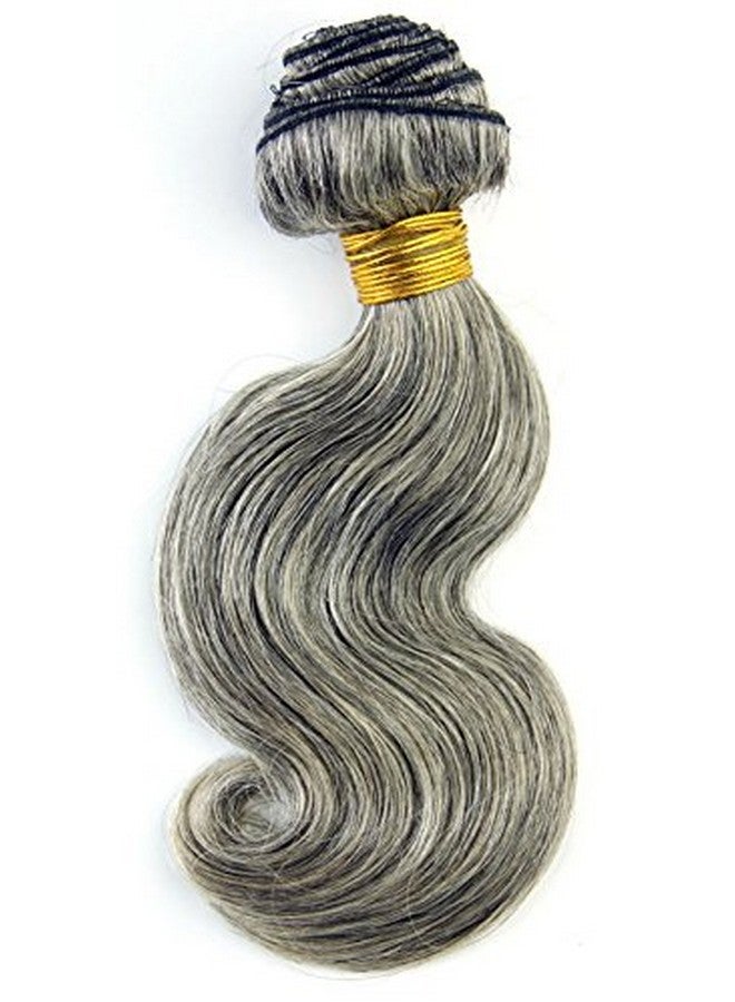 Ms Fenda Hair 100% Raw Virgin Malaysian Human Hair Body Wave Style Grey Color 100G(3.5Oz)/Piece/Lot Weaving Wefts(10Inchgrey) - Image 1