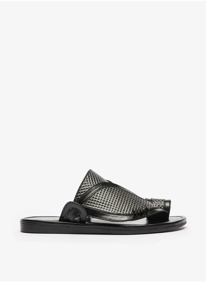 shoexpress Boys Textured Slip On Arabic Sandals Ramadan Collection