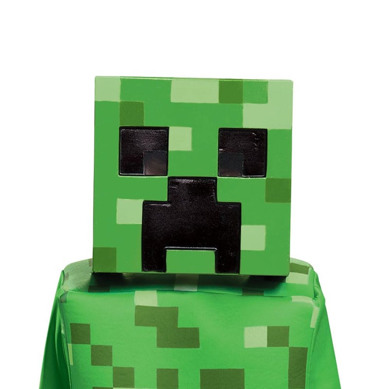Disguise Creeper Deluxe Minecraft Costume, Green, Small (4-6) - Image 2