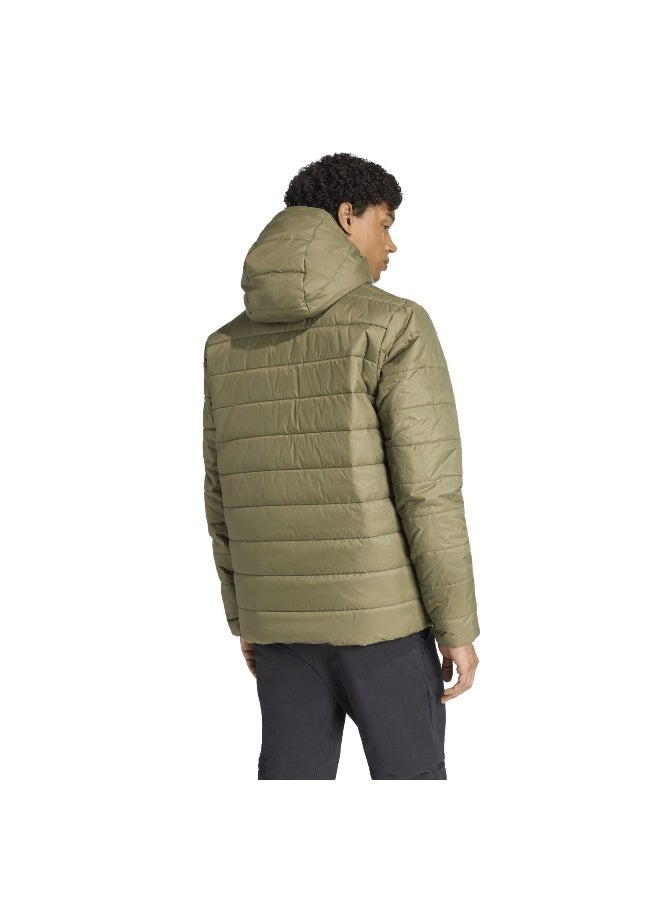 Adidas Mt Ess Pad Ho J Green Hiking Jackets For Men XS  - Image 3