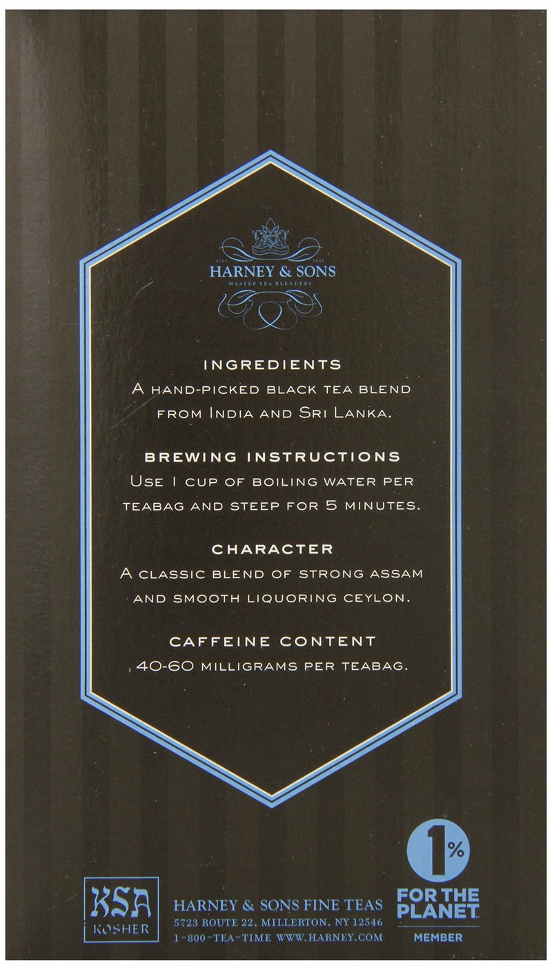 Harney & Sons Black Tea, Orange Pekoe, 20 Tea Bags - Image 3