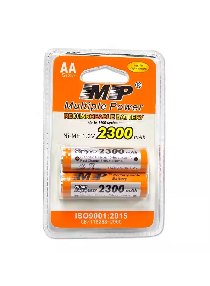 MP AA 1.2V 2300mAh Ni-MH Rechargeable Battery – High Capacity, Eco-Friendly – for Toys, Home Appliances, Solar Storage & More - Image 3