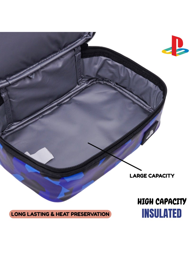 PlayStation Sony Plastation Play In Camo Dual Compartment Lunch Bag - Image 2