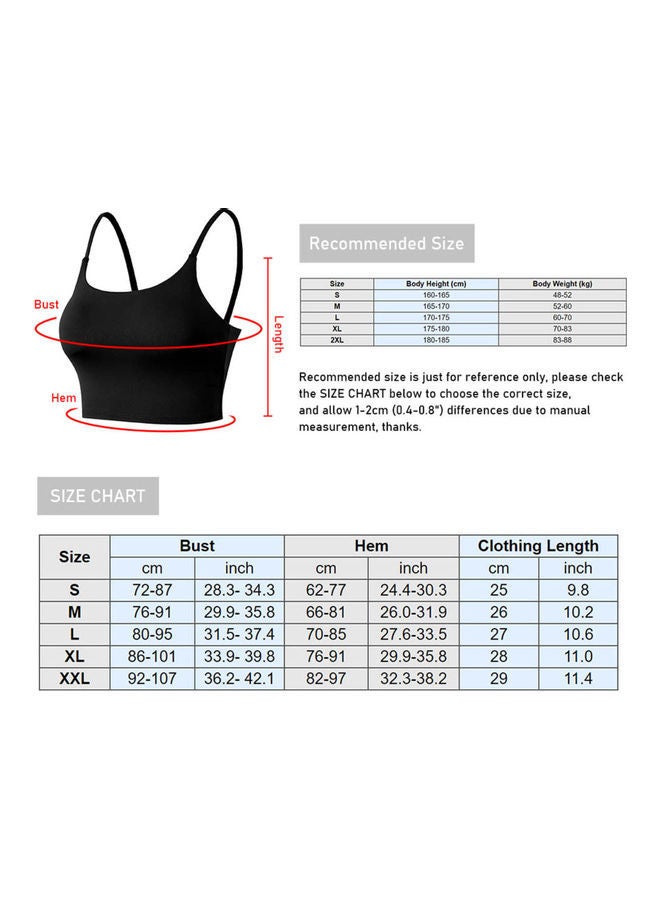 NIBEMINENT Spaghetti Removable Sports Bra - Image 5