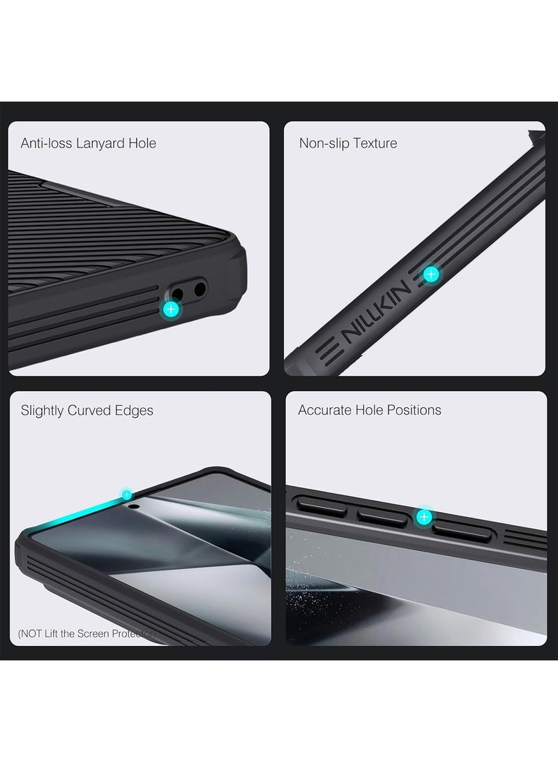 Adando for Samsung Galaxy S26 Ultra Case with Slide Camera Cover, Slim Fit Thin Polycarbonate Protective Shockproof Cover with Slide Camera Cover, Upgraded Cover for Galaxy S26 Ultra (Black) - Image 5