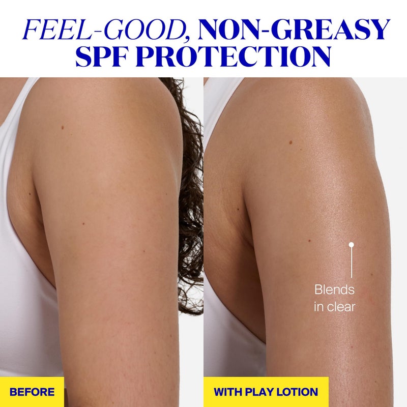 Supergoop! سوبرغوب! لوشن يومي للعب SPF 50 - واقي شمس للجسم والوجه - رائع للأيام النشطة - سريع الامتصاص، مقاوم للماء والعرق - 18 أونصة سائلة - Image 4