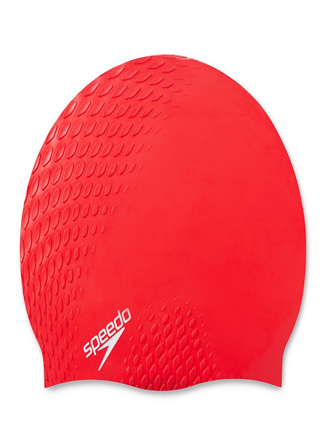 speedo Bubble Active + Swimming Cap Red  - Image 2