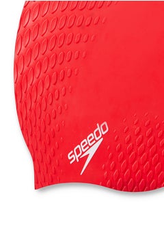 speedo Bubble Active + Swimming Cap Red  - Image 3