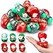 Poen Christmas Eggs Set of 32 Pre Filled Eggs Toddler Stocking Stuffers Stocking Stuffers for Kids Xmas Surprise Toy Easter Prefilled Blind Egg Bulk Xmas Box Gifts for Festival Supplies Present Favor - Image 2