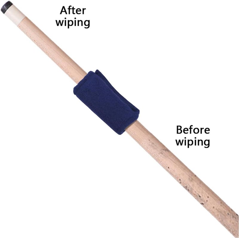 Scott Edward 4pcs Pool Cue Cleaner Slicker Towel Burnisher Shaft Cloth Set - Image 5