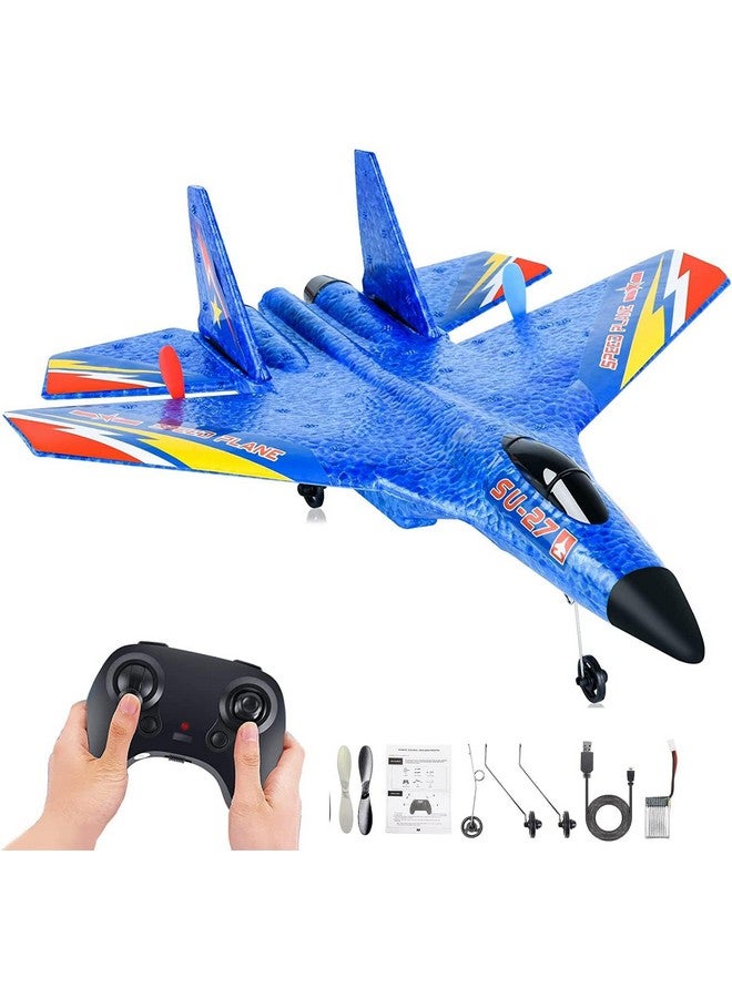 ماجيك واند، عبوة من طائرة واحدة تعمل بالتحكم عن بعد، لون عشوائي، طائرة مقاتلة نفاثة من إسفنج EPP مزودة بنظام توازن تلقائي، مناسبة للمبتدئين، طائرة مقاتلة مزودة بمصابيح LED، للأطفال - Image 1