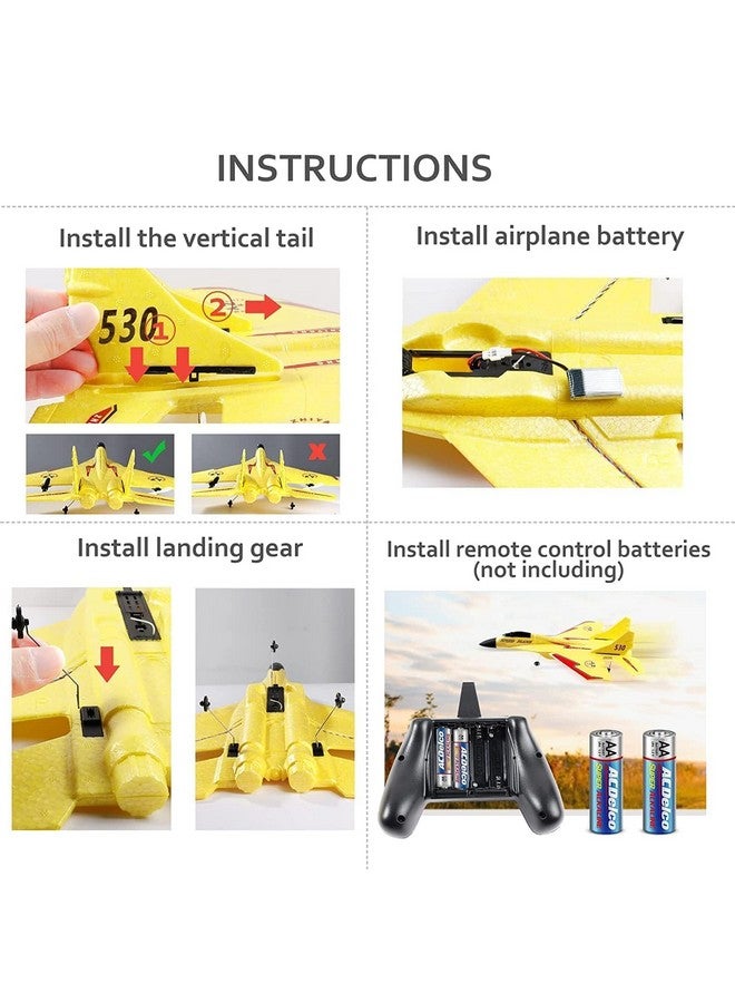 ماجيك واند، عبوة من طائرة واحدة تعمل بالتحكم عن بعد، لون عشوائي، طائرة مقاتلة نفاثة من إسفنج EPP مزودة بنظام توازن تلقائي، مناسبة للمبتدئين، طائرة مقاتلة مزودة بمصابيح LED، للأطفال - Image 5