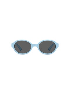 Polaroid Kids Unisex UV Protection Oval Sunglasses - Pld K004/S Azure 42 - Lens Size: 42 Mm  - Image 3