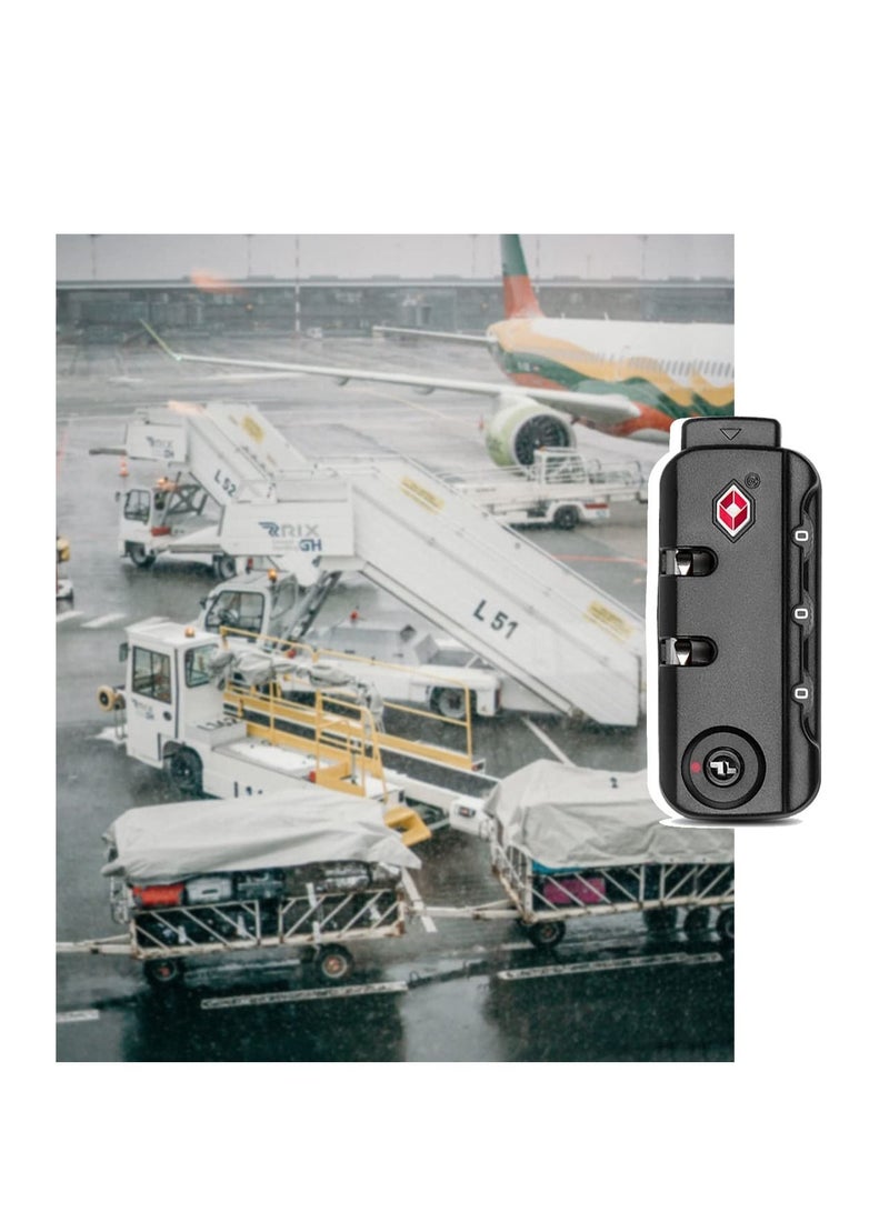 Y&D TSA007 Security Lock Padlock Luggage Travel and 3 Digits Self Setting A Variety of Different Combinations Bag Code - Image 3