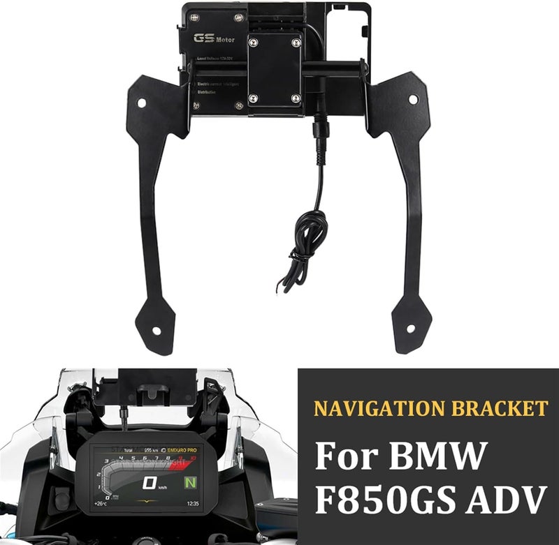 QASULER Motorcycle Windshield Phone Holder for BMW F850GS - Image 2