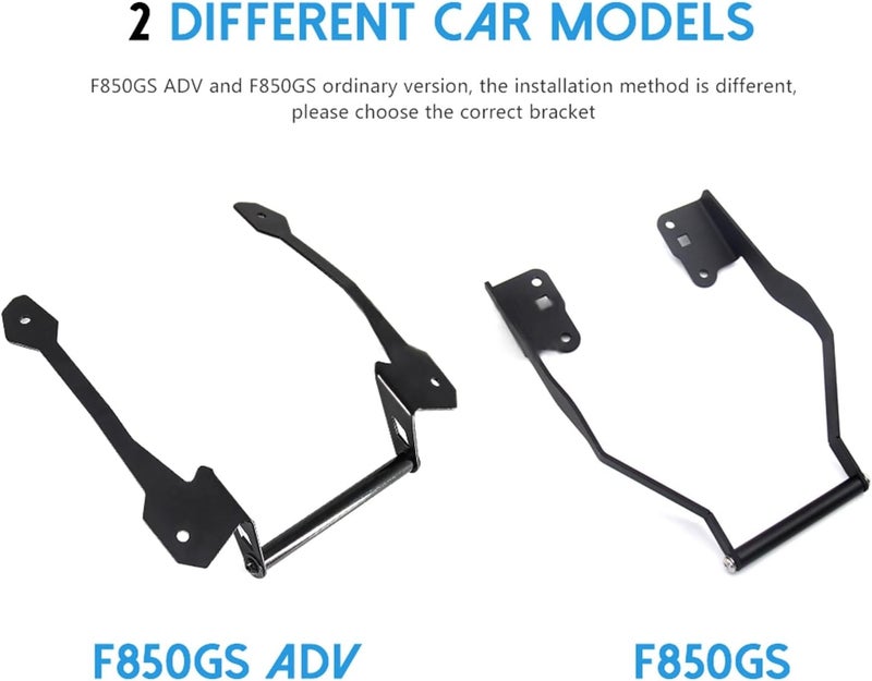 QASULER Motorcycle Windshield Phone Holder for BMW F850GS - Image 3