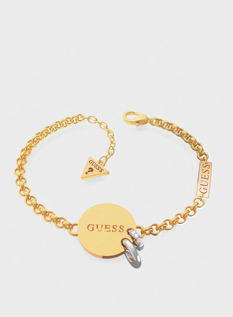جس Chain Coin Piercing Bracelet